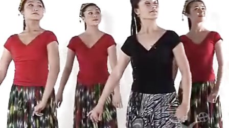 维吾尔族舞蹈 赛乃姆步伐-7 动作分解教学演示