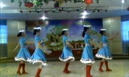 藏族舞蹈 圣洁的西藏 广场舞 教学演示视频